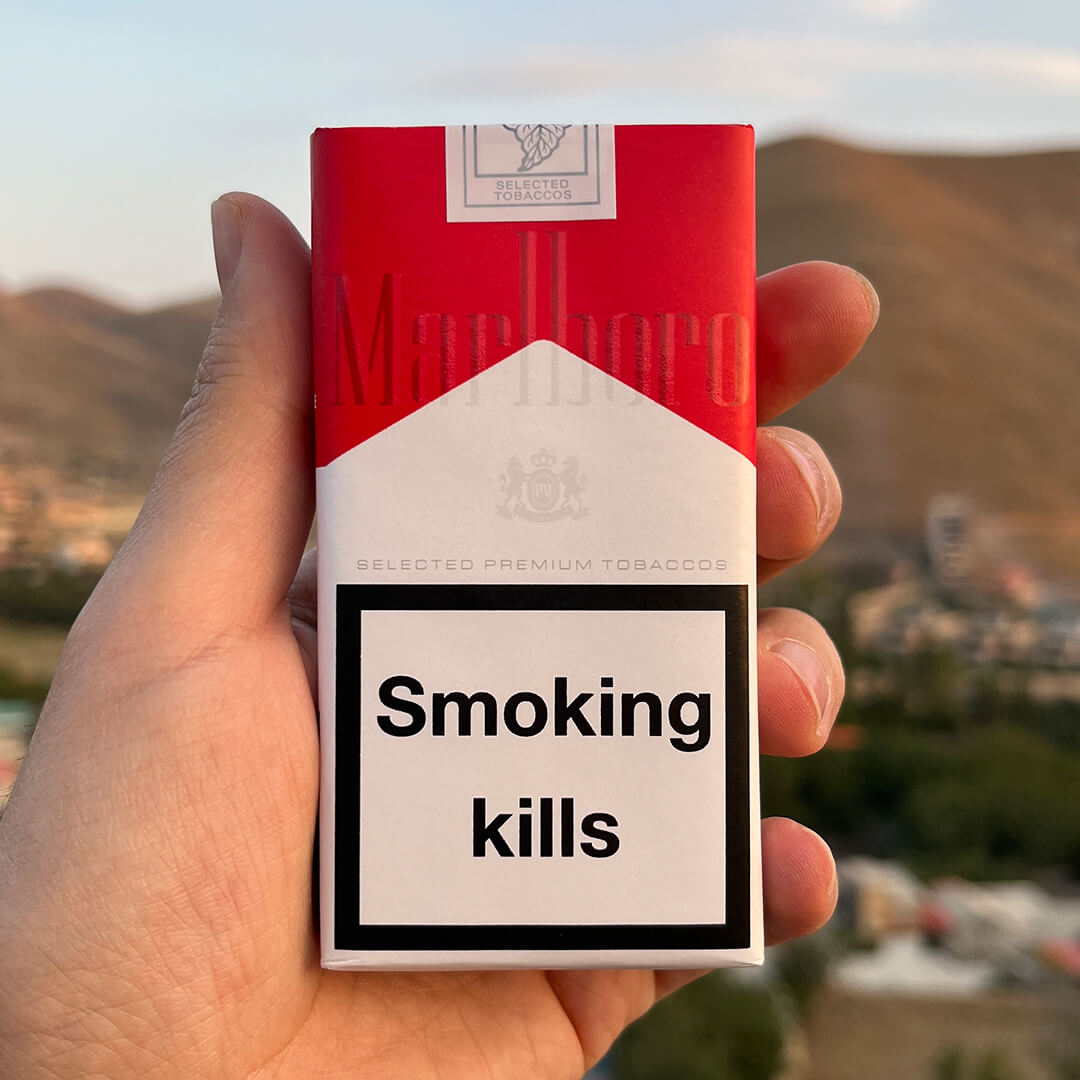 Marlboro Red 100s (1) مارلبرو قرمز پایه بلند Marlboro Red