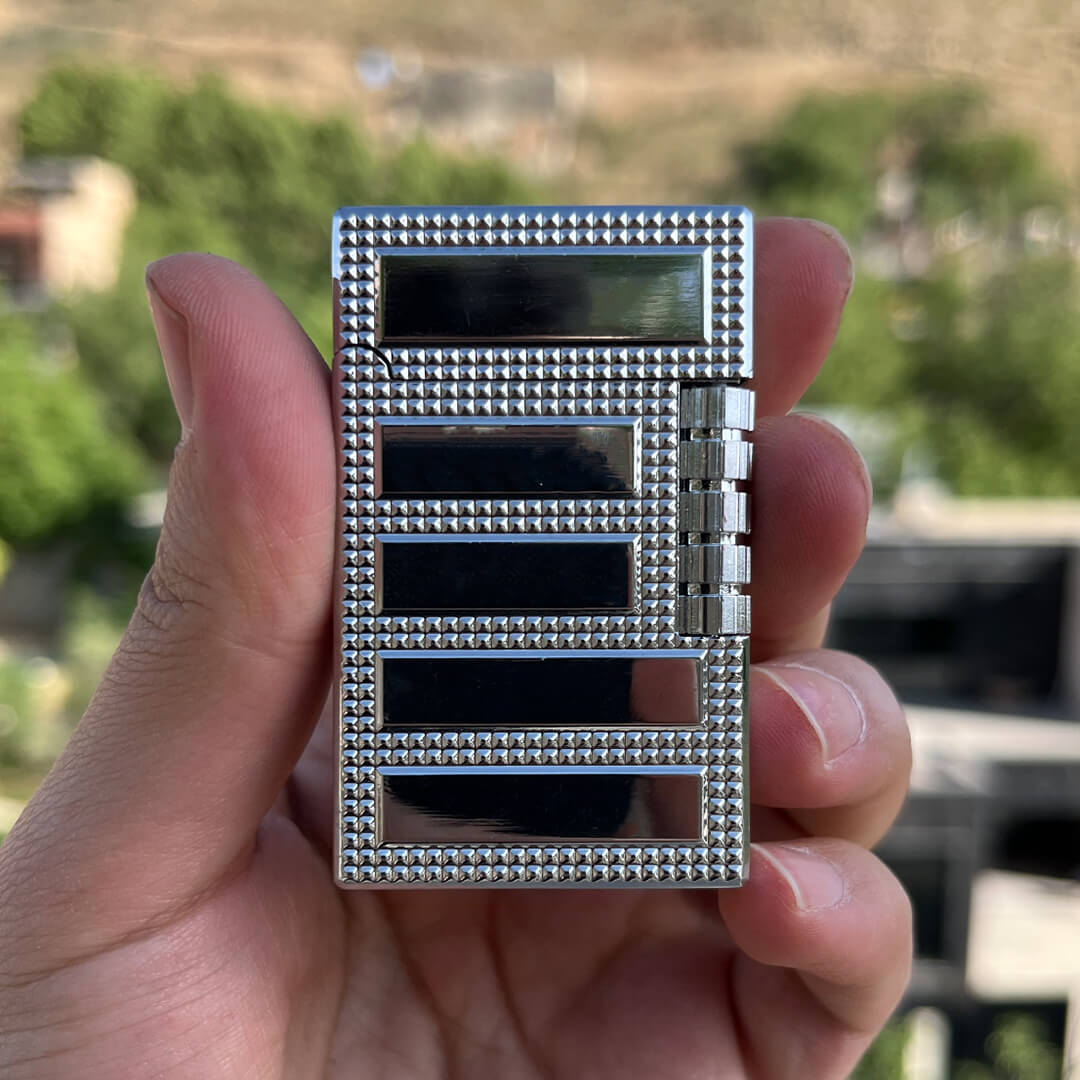S T Dupont Lighter (1) فندک سنگ از بغل اس تی دوپونت S T Dupont