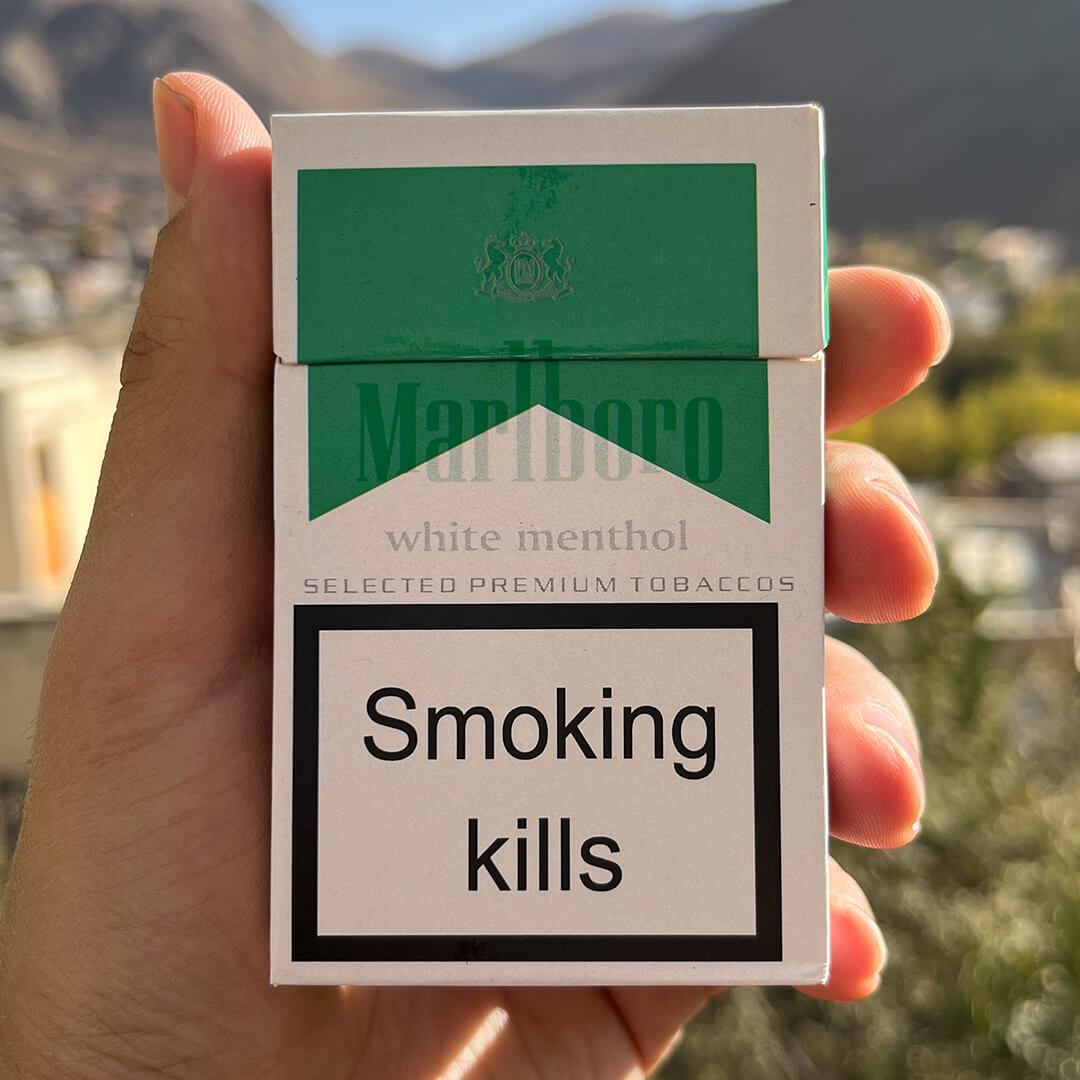 Marlboro White Menthol (1) سیگار مارلبرو وایت منتول Marlboro White Menthol